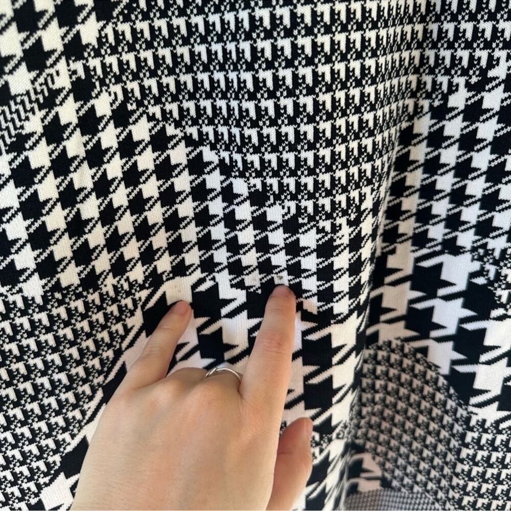 Parker Danny Houndstooth Skater Dress - Picture 5 of 6